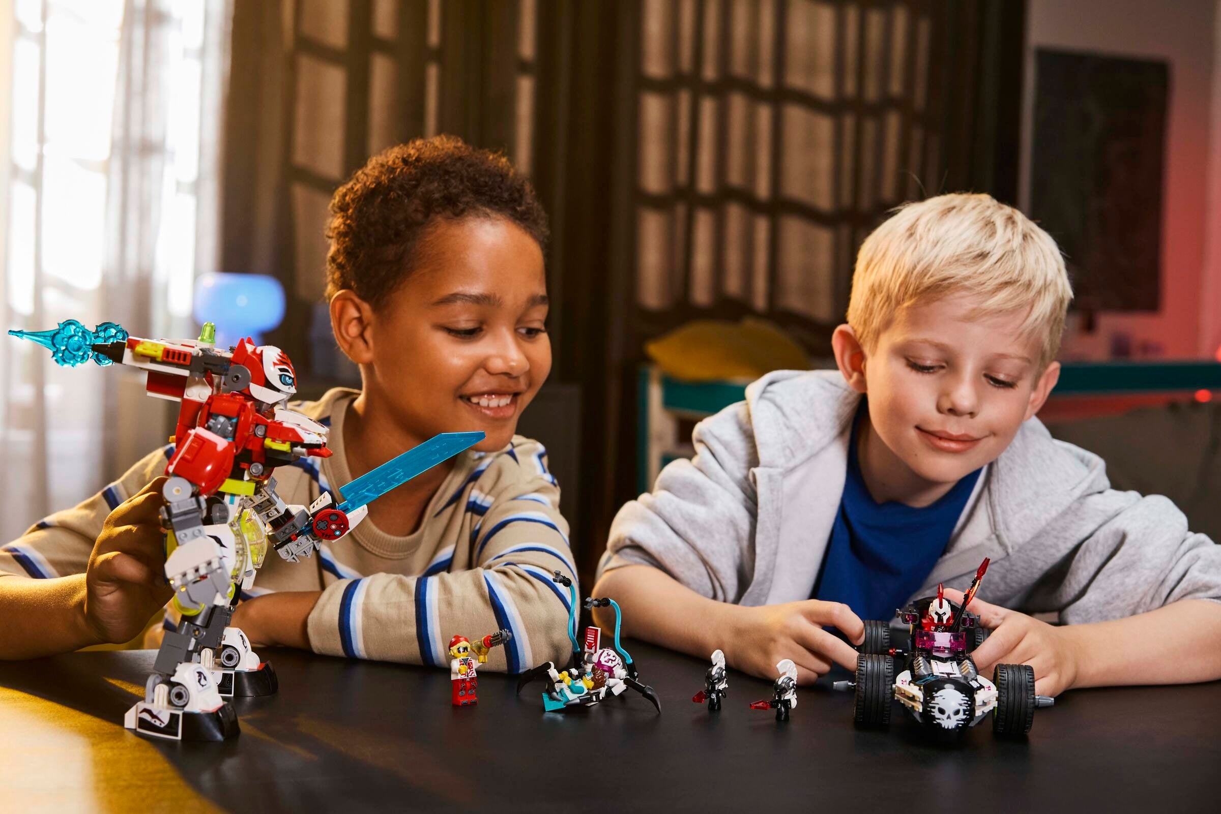 Lego Dreamzzz Cooper's Tiger Mech & Zero's Hot Rod Car 71497 - Albagame