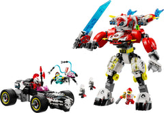 Lego Dreamzzz Cooper's Tiger Mech & Zero's Hot Rod Car 71497 - Albagame