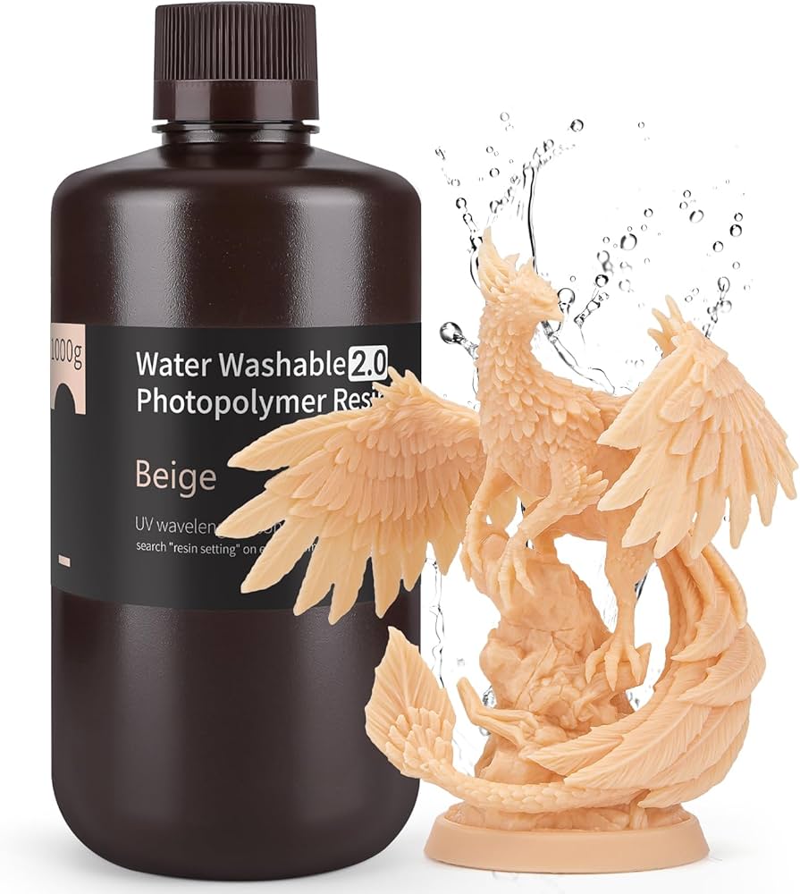 Water Washable Resin Elegoo 1kg Beige - Albagame