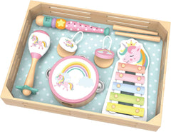 Wooden Musical Instrument Set - Unicorn