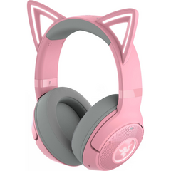 Headset Razer KRAKEN KITTY V2 , Bluetooth , Chroma RGB , designed for  PC/PS5 , Kitty Bear Bunny Ears , Quartz (Pink) , RZ04-04860100-R3M1 - Albagame