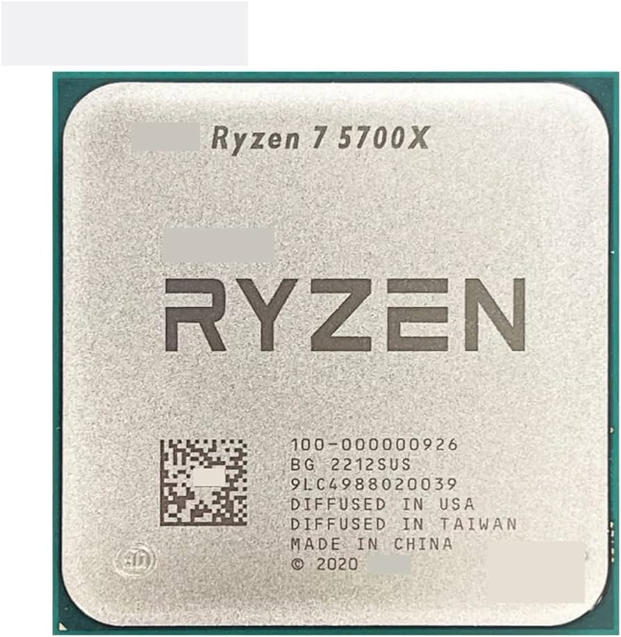 CPU AMD Ryzen 7 5700X (8C/8P+0E 16T) up to 4.60GHz , Socket AM4 - Albagame