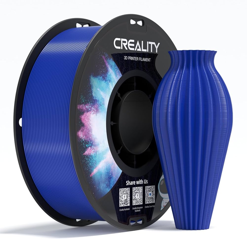 Filament CREALITY CR-PETG Blue for 3D Printer , Hard Glossy , Tensile Str. 49MPA , 1 kg Spool 1.75 , 3301030032 - Albagame