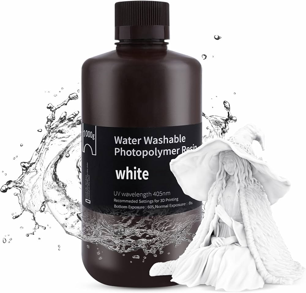Resin Elegoo Water Washable White 1Kg - Albagame