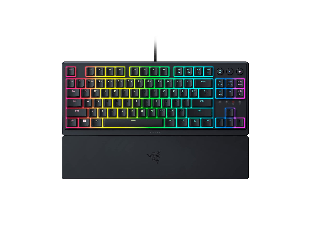 Keyboard Razer Ornata V3 Tenkeyless , Mecha Membrane , Low Profile , Wrist Rest , Black , RZ03-04880100-R3M1 - Albagame