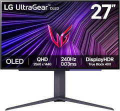 Monitor 27" LG Ultragear 27GS95QE-B , 27" QHD 2560x1440p 240Hz 0.03ms OLED HDR10 98.5%DCI-P3 , 2x HDMI 1x DisplayPort 2x USB-A , HAS , VESA , FreeSync Premium Pro and G-Sync , Black , 27GS95QE-B.AEU , 1Y