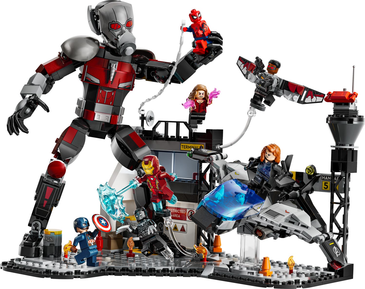 Lego Marvel Captain America: Civil War Action Battle 76314 - Albagame