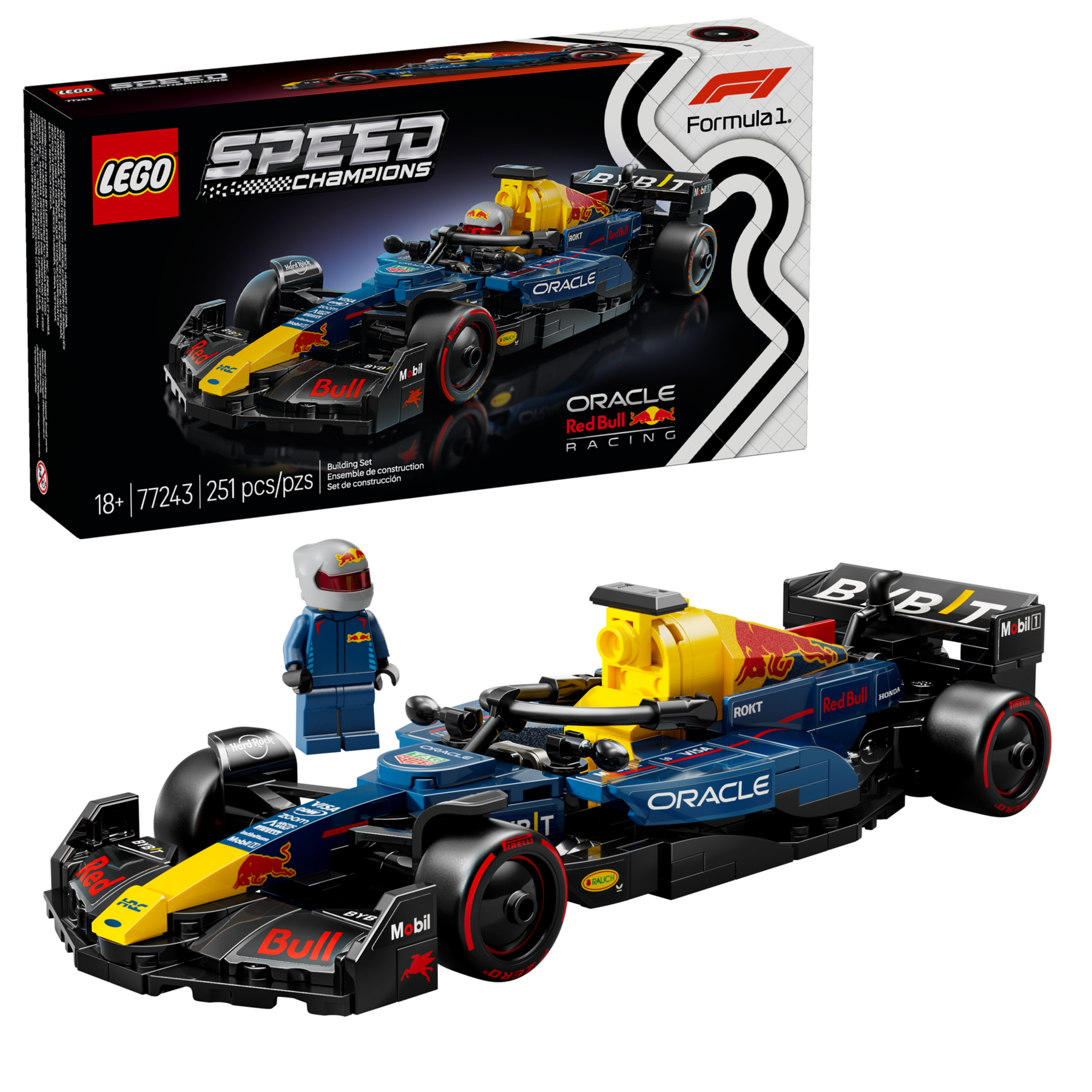 Lego Speed Champions Oracle Red Bull Racing RB20 F1 Race Car 77243 - Albagame