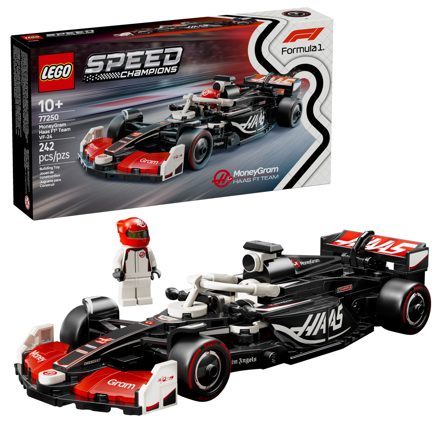 Lego Speed Champions MoneyGram Haas VF-24 F1 77250 - Albagame
