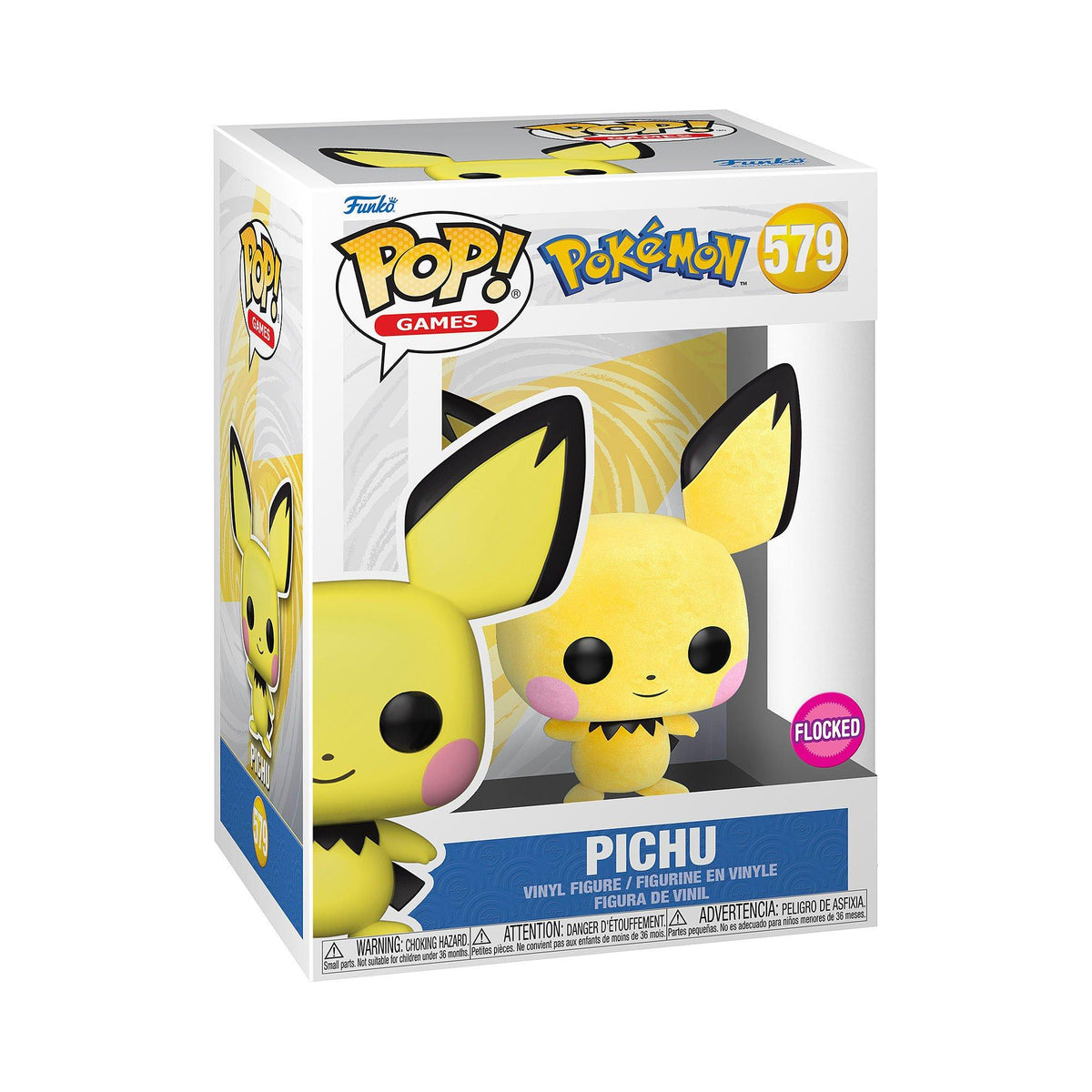 Figure Funko Pop! Games 579: Pokémon Pichu Flocked - Albagame
