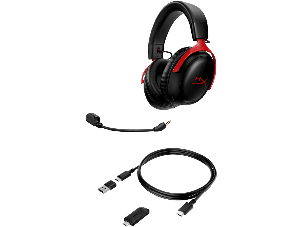 Headset HyperX Cloud III , Wireless Gaming Headset , Black/Red , 77Z46AA - Albagame