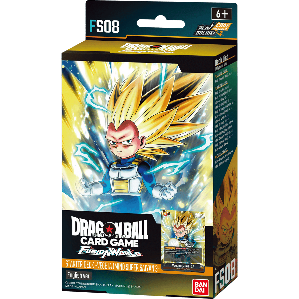 Starter Deck Dragon Ball Vegeta Super Saiyan FS08