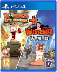 U-PS4 Worms Battlegrounds + Worms WMD Double Pack