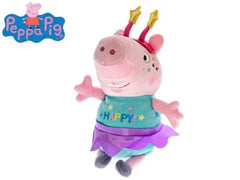 Plush Peppa Pig Happy Party With Headband 30cm - Albagame