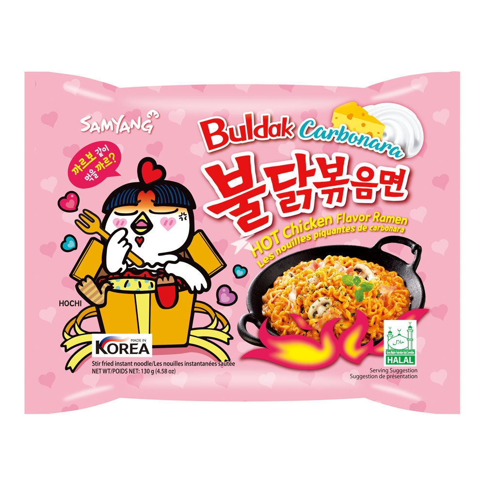 Instant Noodles SamYang Carbonara Hot Ramen - Albagame