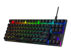 Keyboard HyperX Alloy Origins Core , ARGB , Mechanical with HX Red Keys , US Layout , Black , 4P5P3AA#ABA - Albagame