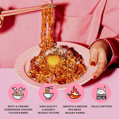 Instant Noodles SamYang Carbonara Hot Ramen - Albagame