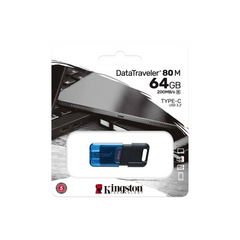 USB-C 64GB Kingston DataTraveler 80 M USB 3.2 Gen1 Flash Drive , DT80M/64GB - Albagame