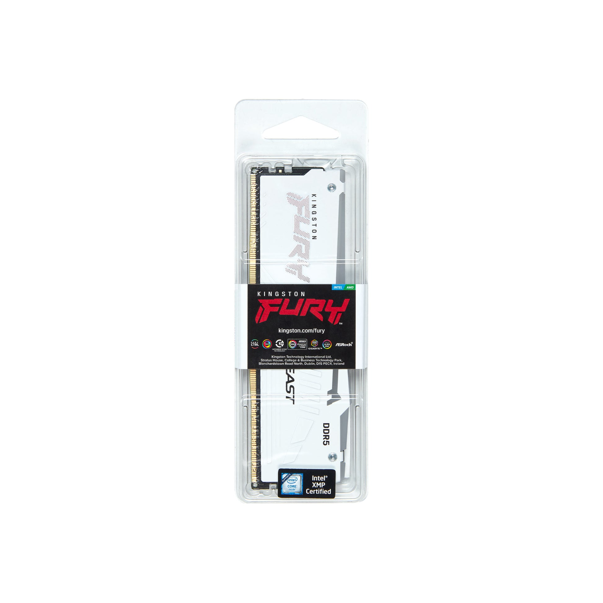 RAM 16GB Kingston FURY Beast RGB  1x16GB 6000Mhz CL36 - Albagame