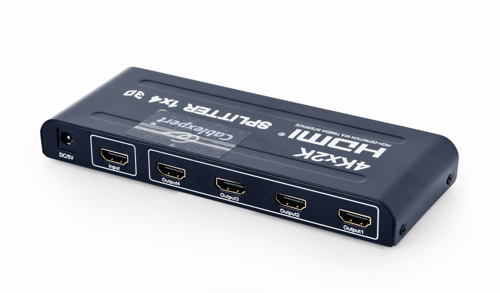 Splitter HDMI Gembird , 1x Input HDMI to 4x Output HDMI , up to FHD , DSP-4PH4-02 - Albagame