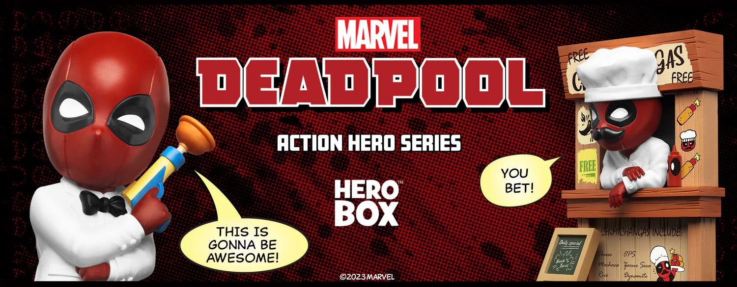 Figure YuMe Deadpool Hero Box Chimichangas Store - Albagame