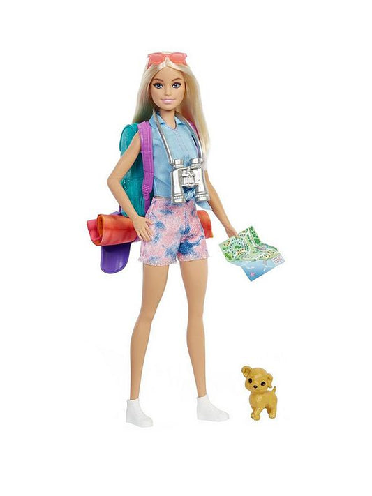 Doll Barbie It Takes Two Malibu Camping Doll With Pup - Albagame