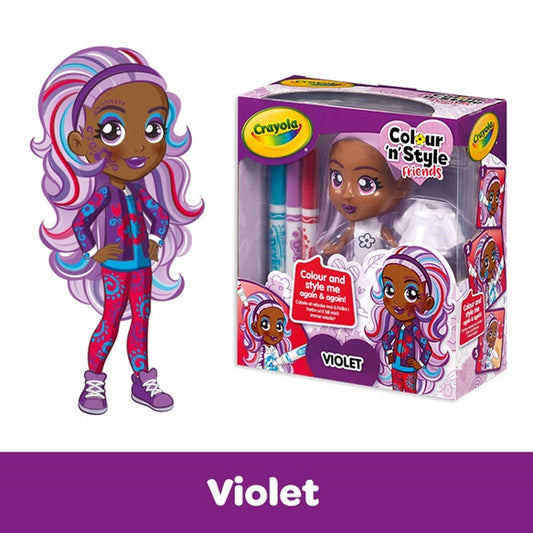Crayola Colour n Style Friends Violet - Albagame