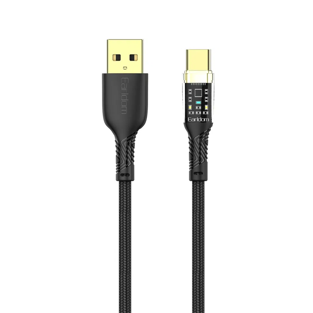 Cable Earldom USB-A to Lightning , Transparent , 1m , EC-179i - Albagame