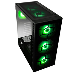 Case Kolink Observatory HF PLUS Glass ARGB , ATX , 6 Total ARGB Fans (5x140mm + 1x120mm) , Black , PGW-CH-KOL-129