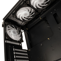Case Kolink Observatory HF PLUS Glass ARGB , ATX , 6 Total ARGB Fans (5x140mm + 1x120mm) , Black , PGW-CH-KOL-129