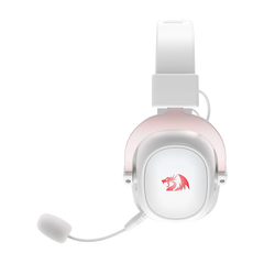 Headset Redragon Zeus H510 PRO Wireless , Gaming headset with 7.1 surround sound , Noise canceling microphone , up to 3 hours on battery , Wireless/Bluetooth/Wired , White