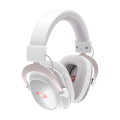 Headset Redragon Zeus H510 PRO Wireless , Gaming headset with 7.1 surround sound , Noise canceling microphone , up to 3 hours on battery , Wireless/Bluetooth/Wired , White