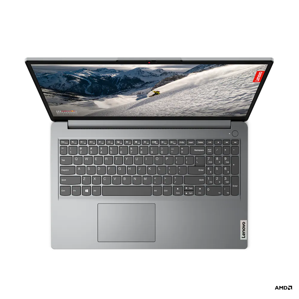 Notebook 15.6" Lenovo IdeaPad 1 15AMN7 , FHD 1920x1080p TN 220cd/m² , AMD Ryzen 3 7320U (4C/4P+0E 8T) up to 4.1GHz , 8GB 3200Mhz DDR4 , 512GB PCIe M.2 NVMe SSD , Radeon Graphics , WiFi+BT , Free DOS , Cloud Grey , 82VG00S1RM , 2Y