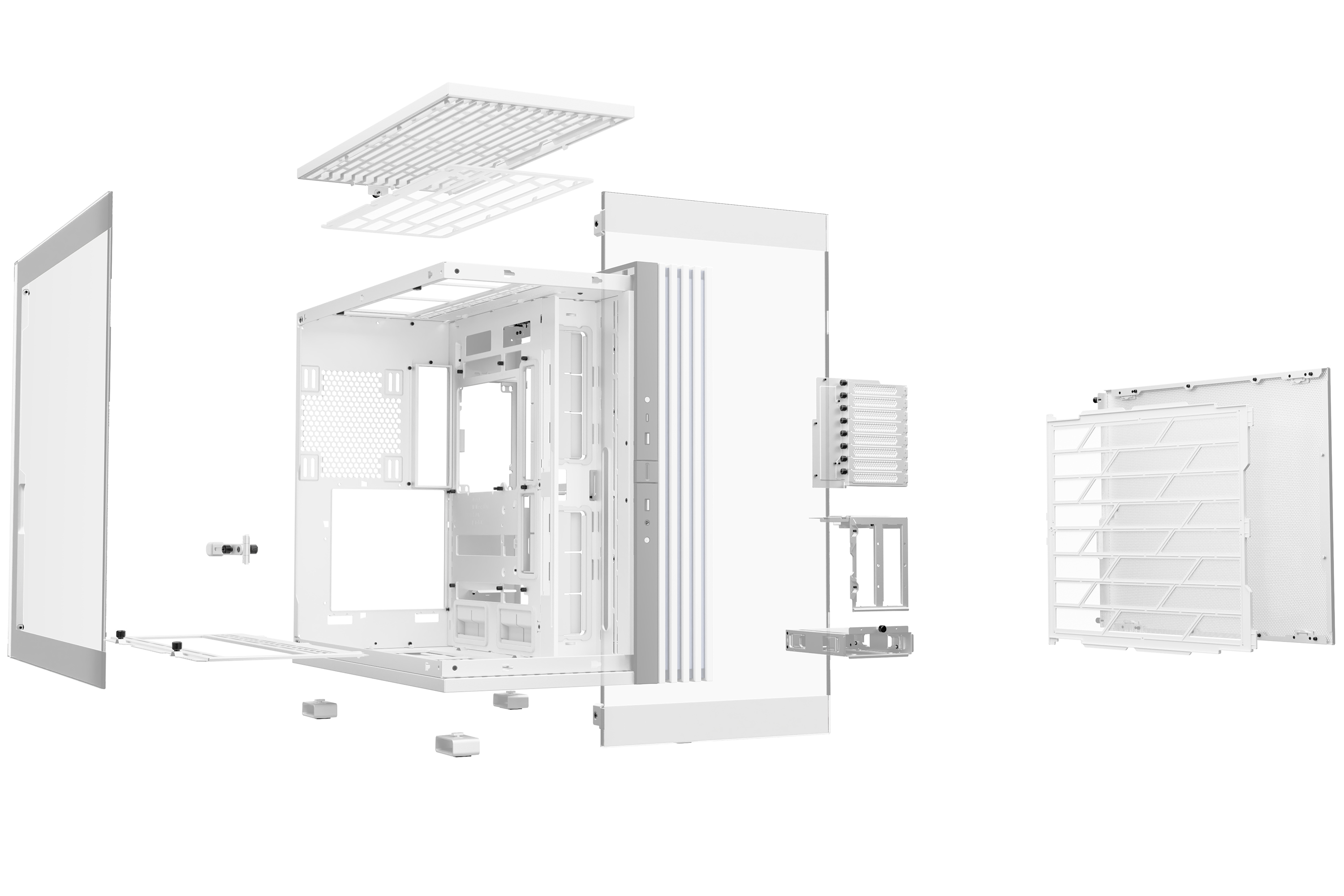 Case be quiet! Light Base 900 DX ARGB , ATX , supported up to 420mm Radiator , White , BGW70