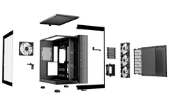 Case be quiet! Light Base 600 LX ARGB , ATX , supported up to 360mm Radiator , Black , BGW67
