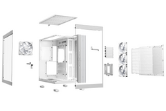 Case be quiet! Light Base 600 LX ARGB , ATX , supported up to 360mm Radiator , White , BGW68