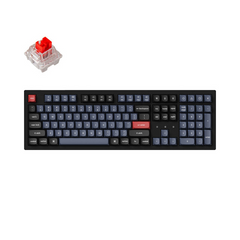 Keyboard Keychron K10 Pro K10P-H1 , QMK/VIA Wireless/Bluetooth Mechanical Keyboard , Red Switch (Hot-Swappable) , 100% , US Layout , Black , K10P-H1 - Albagame
