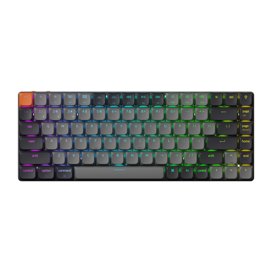 Keyboard Keychron K3 V3 , 75% , QMK/VIA Online Customization , Wireless + Bluetooth , Mechanical Keyboard with Red Switch and RGB Backlight , US Layout , K3X-B1