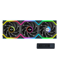 Fan Lian LI UniFan SL Wireless LCD ARGB  Black - Albagame