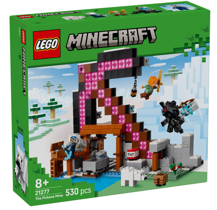 Lego Minecraft The Pickaxe Mine 21277