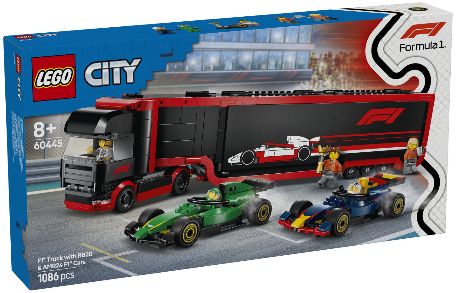 Lego City Truck with RB20 & AMR24 F1 Cars 60445 - Albagame