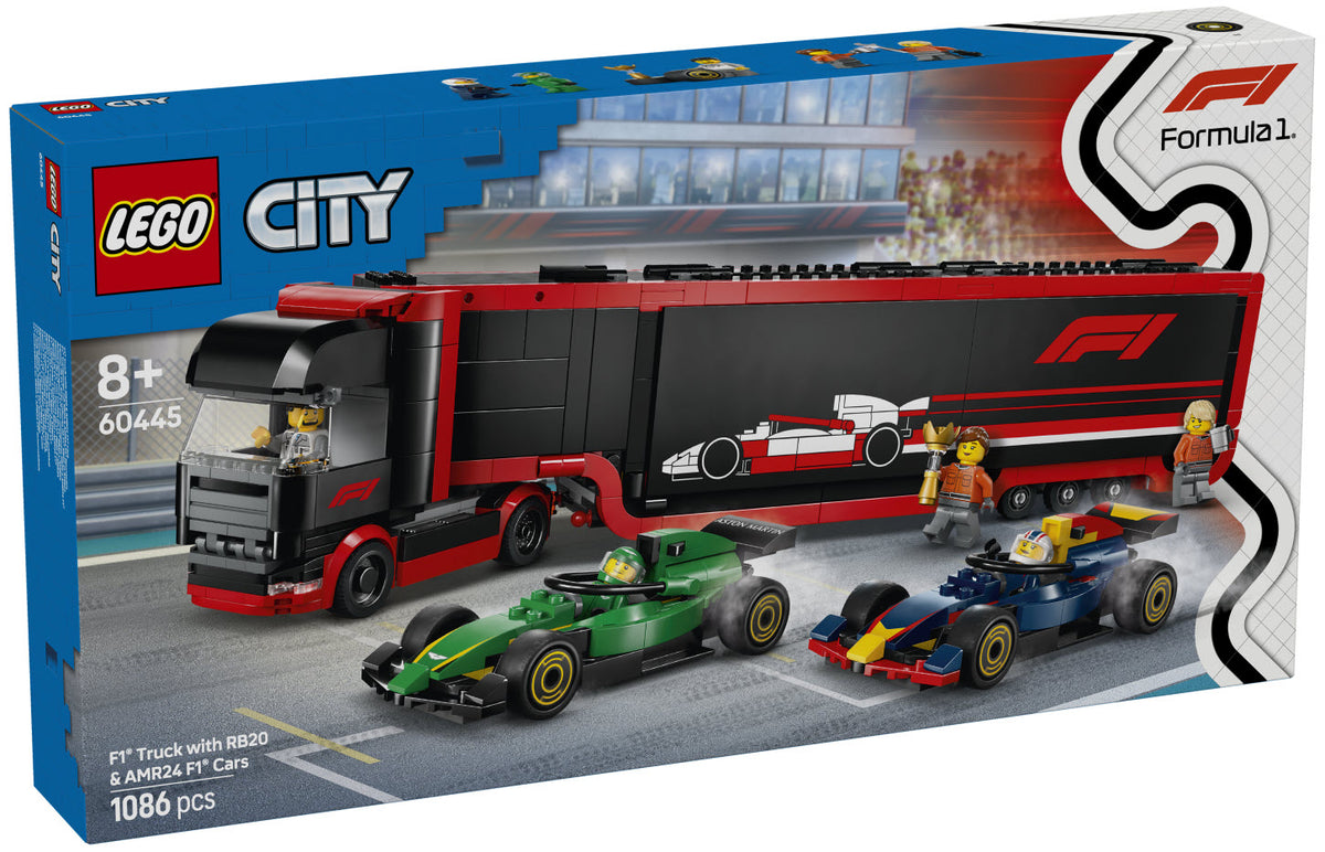 Lego City Truck with RB20 & AMR24 F1 Cars 60445 - Albagame