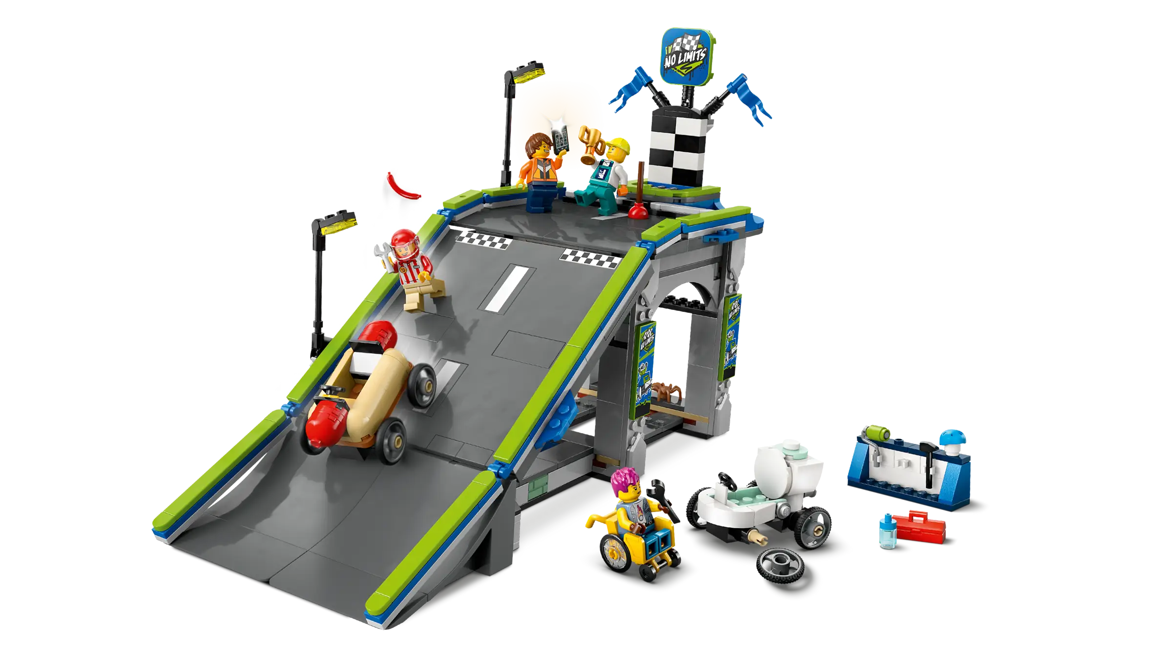 Lego City No Limits: Race Car Ramp Truck 60460 - Albagame
