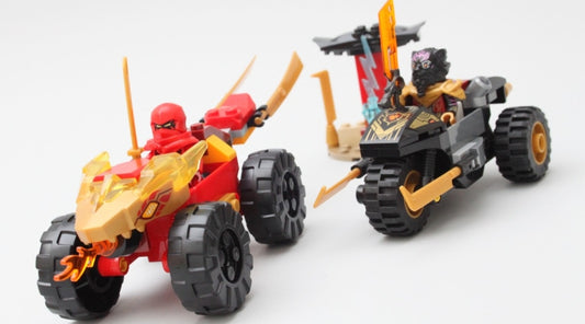 Lego Ninjago Kai and Ras's Car and Bike Battle 71789 - Albagame