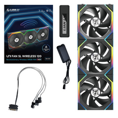 Fan Lian LI UniFan SL Wireless ARGB  Black - Albagame