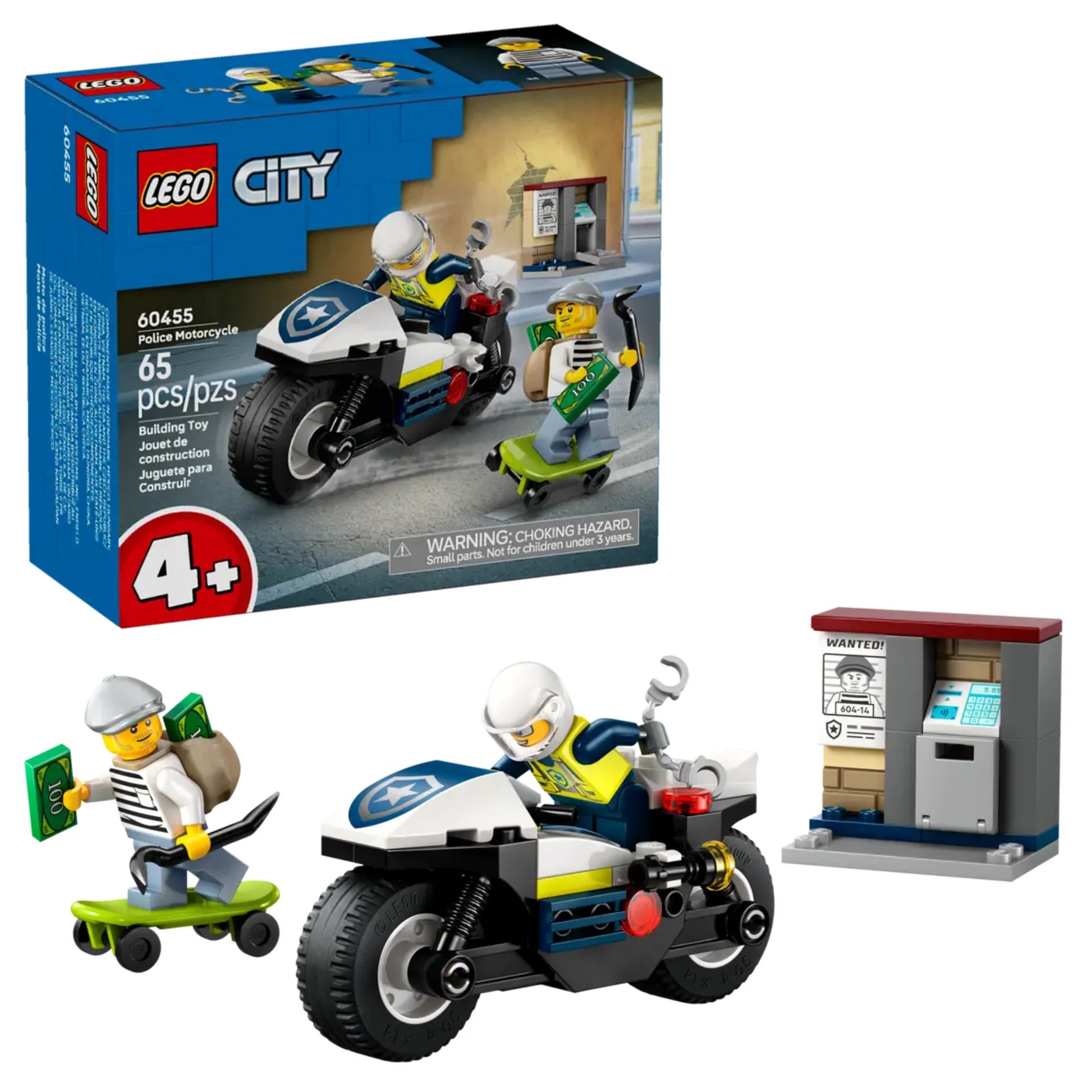Lego City Police Motorcycle Chase 60455 - Albagame