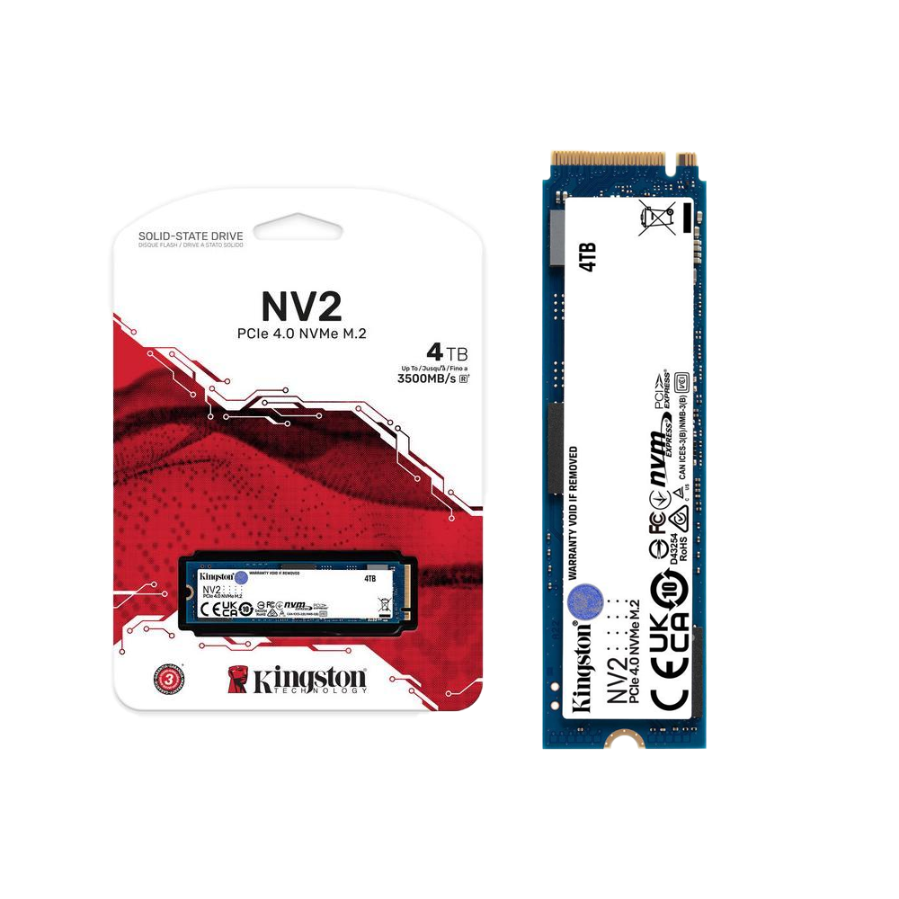 SSD 4TB Kingston NV2 M.2 NVMe PCIe Gen4 x4 - Albagame