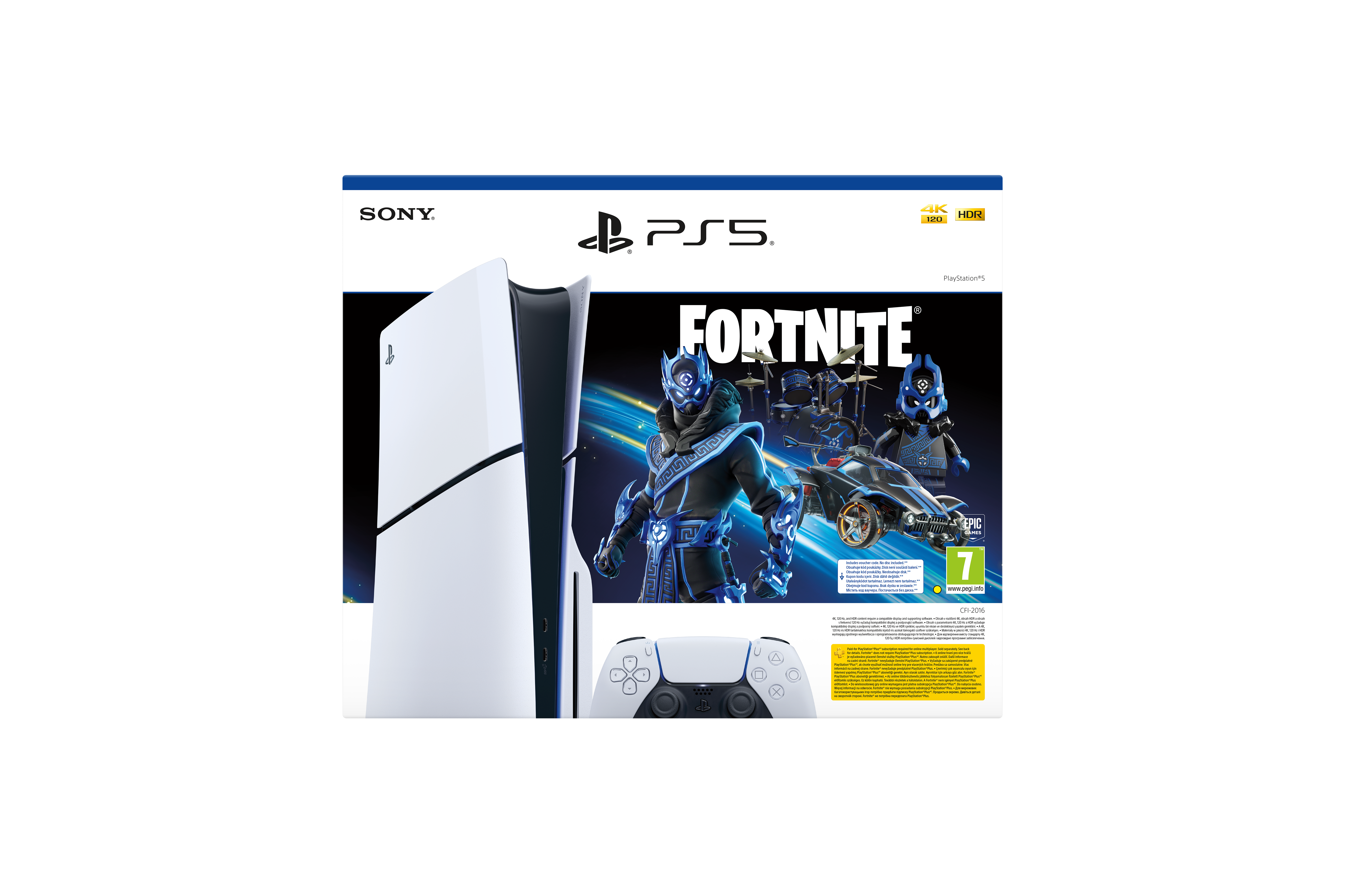 Console PlayStation 5 D Slim Chassis SSD 1TB + DG Fortnite Cobalt Star