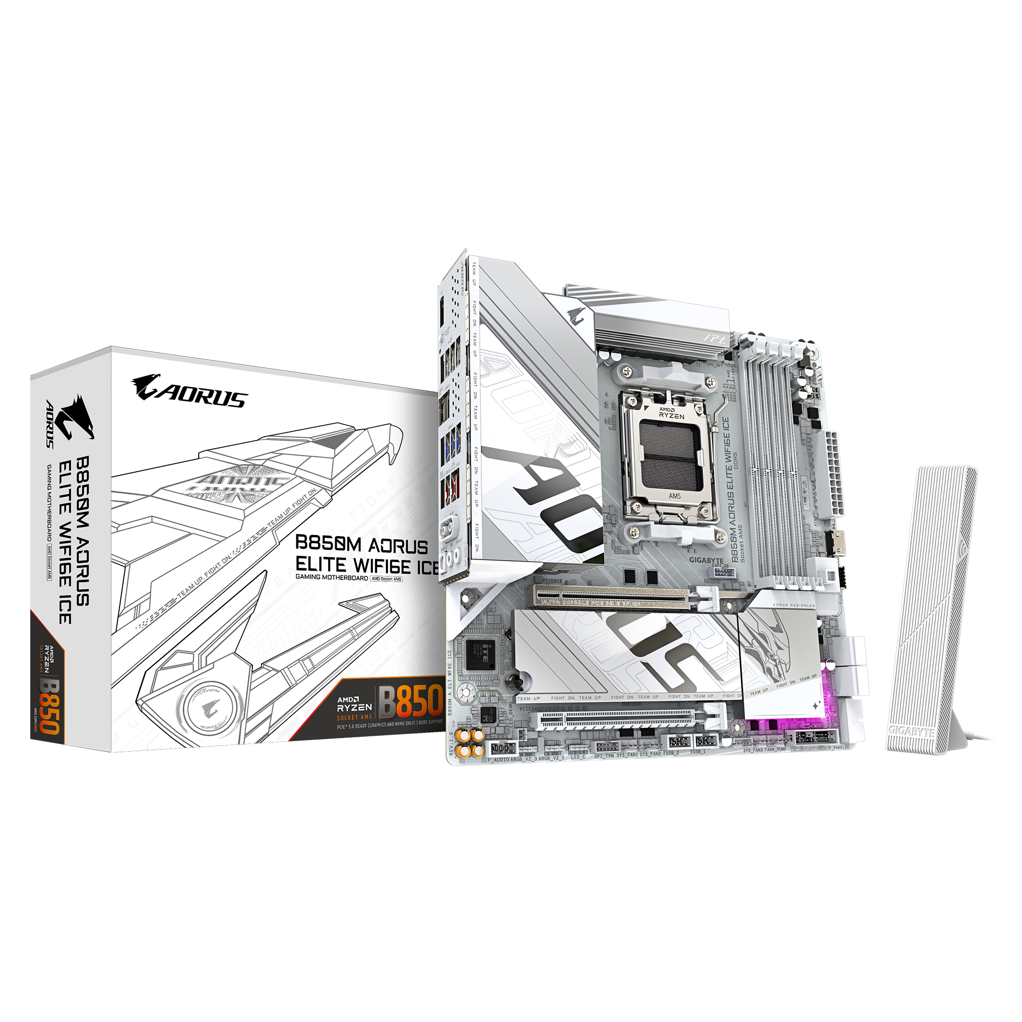 Motherboard Gigabyte B850M AORUS ELITE WIFI6E ICE - Albagame