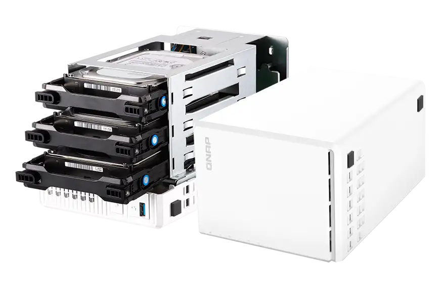 NAS 3 Bay  QNAP TS-364 , Server with 3 Bays , Intel Celeron N5095 up to 2.90GHz , 8GB RAM , TS-364-8G - Albagame